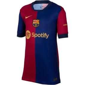 Nike FC Barcelona Youth 2024/25 Stadium Home Jersey