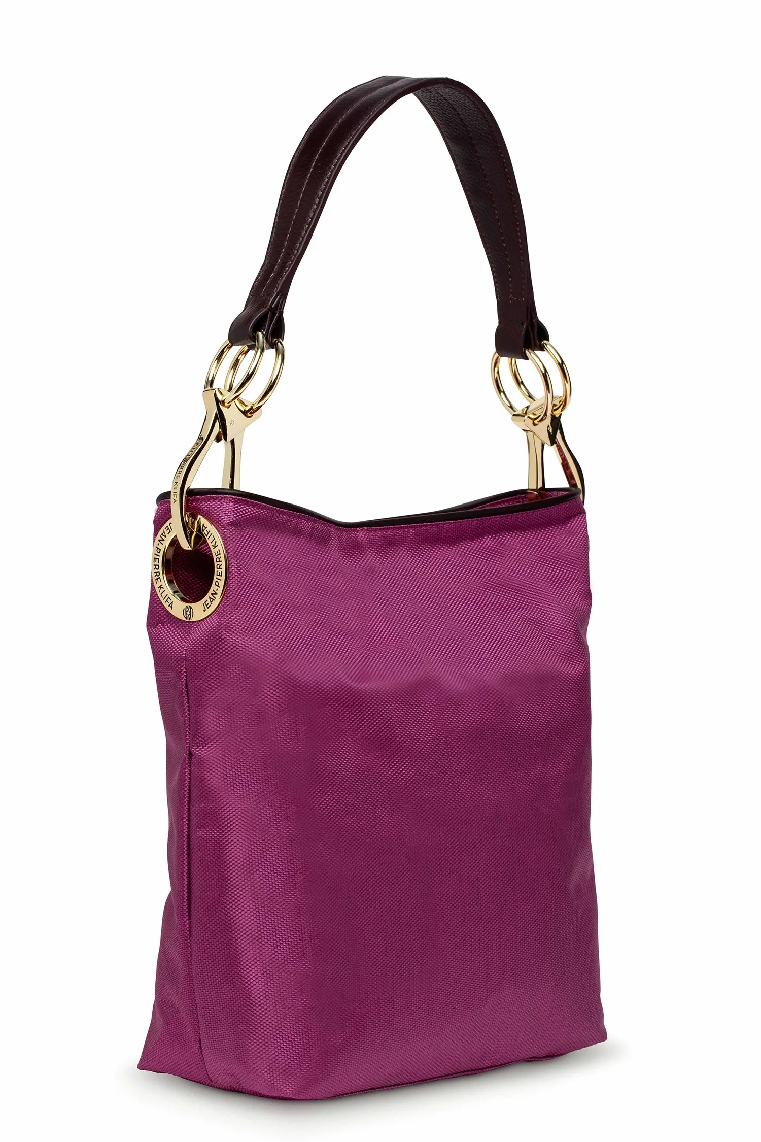 Nylon Bucket Bag Cherry