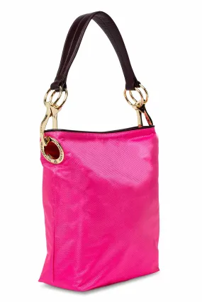 Nylon Bucket Bag Fuchsia