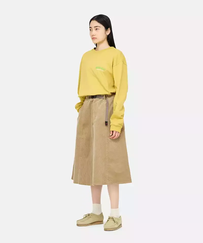 Paneled Midi Skirt