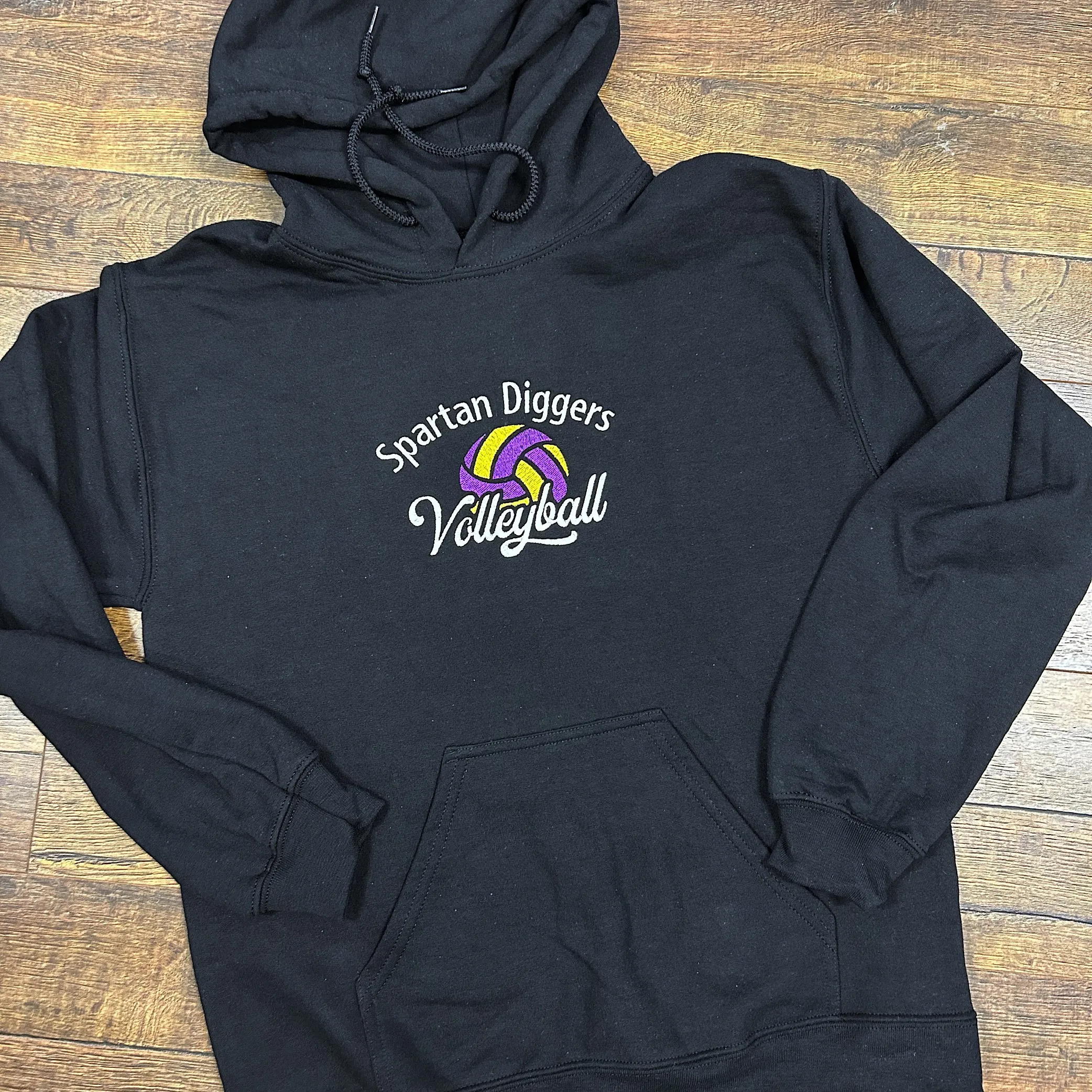 Personalized Volleyball Team Hooded Sweatshirt