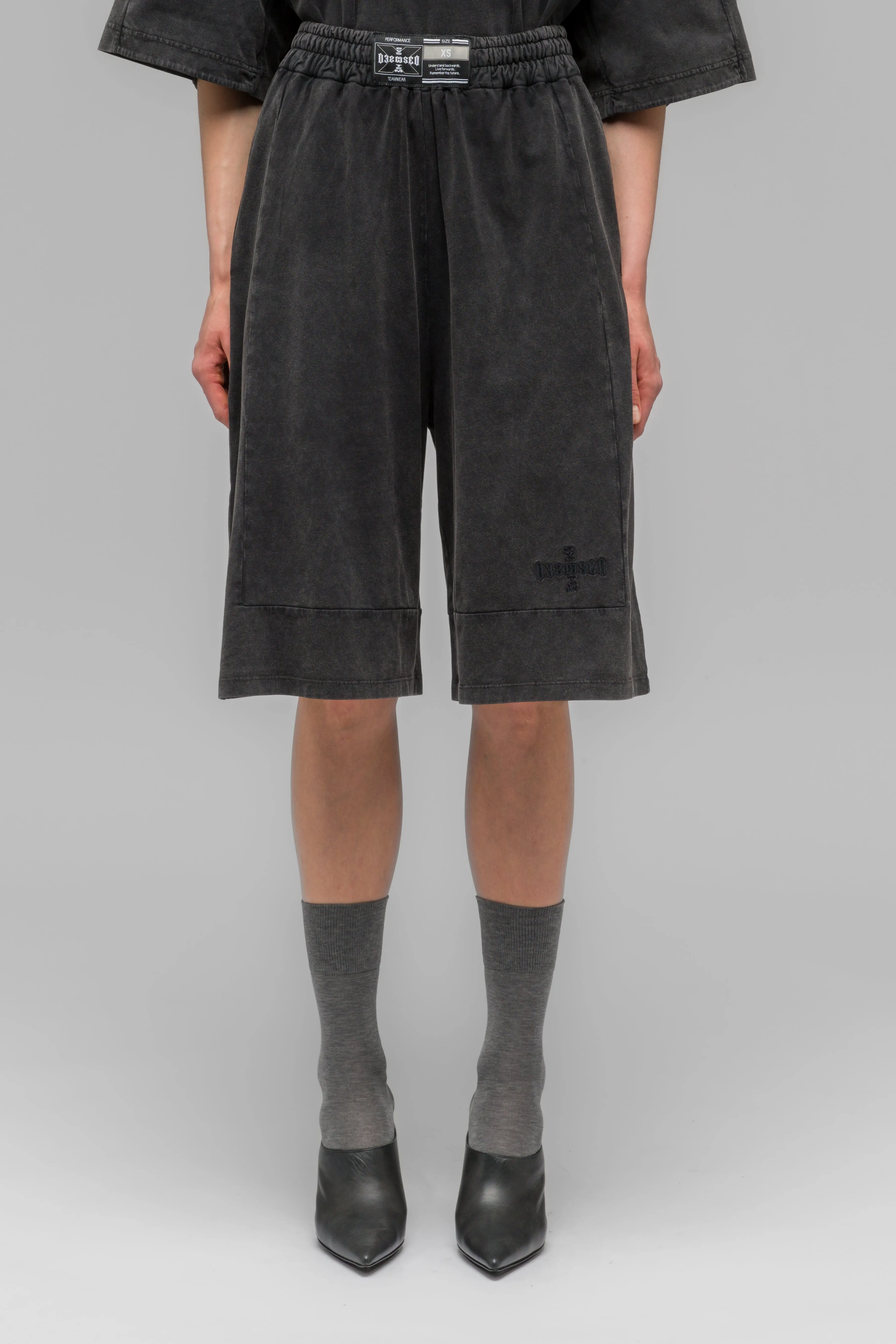 "TEAM" LAYERED SHORTS