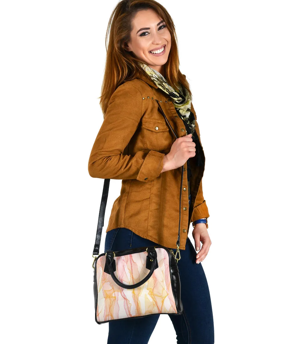 Shoulder Bag - Pink and Peach Wisps