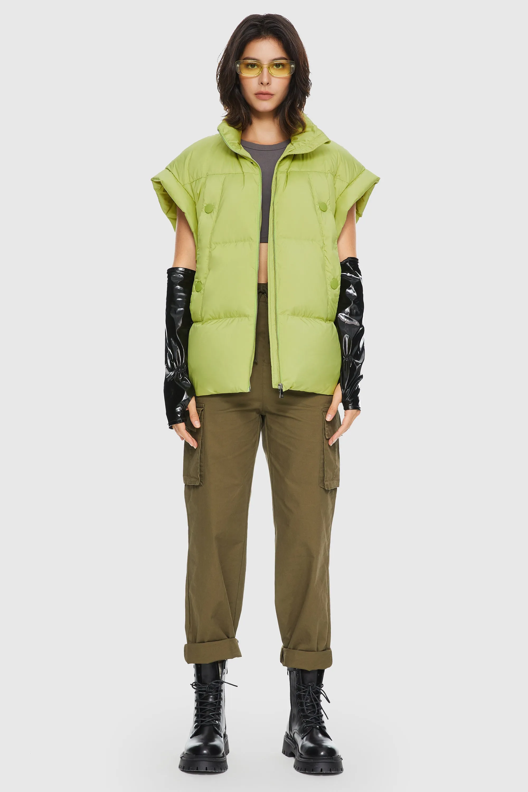 Sleeveless Classic Puffer Vest