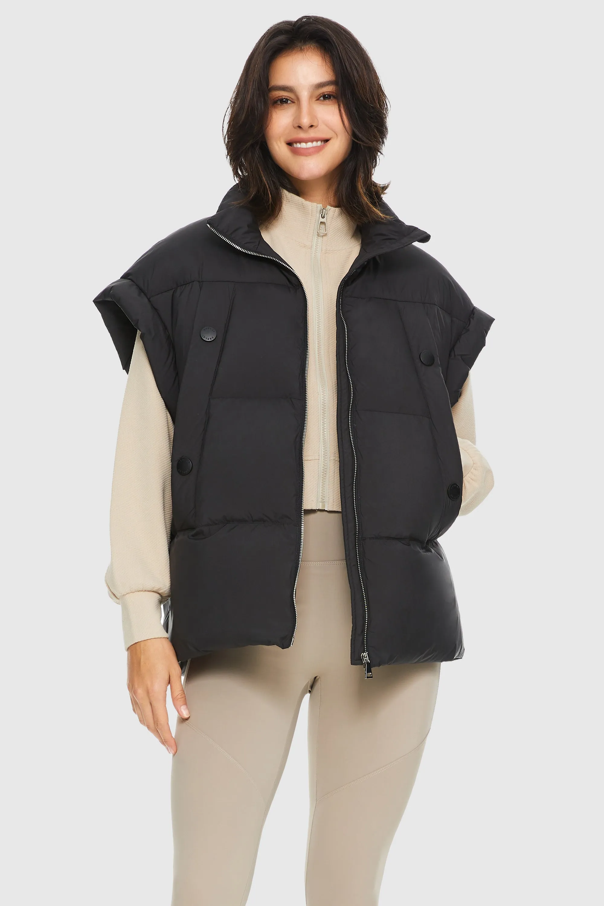 Sleeveless Classic Puffer Vest