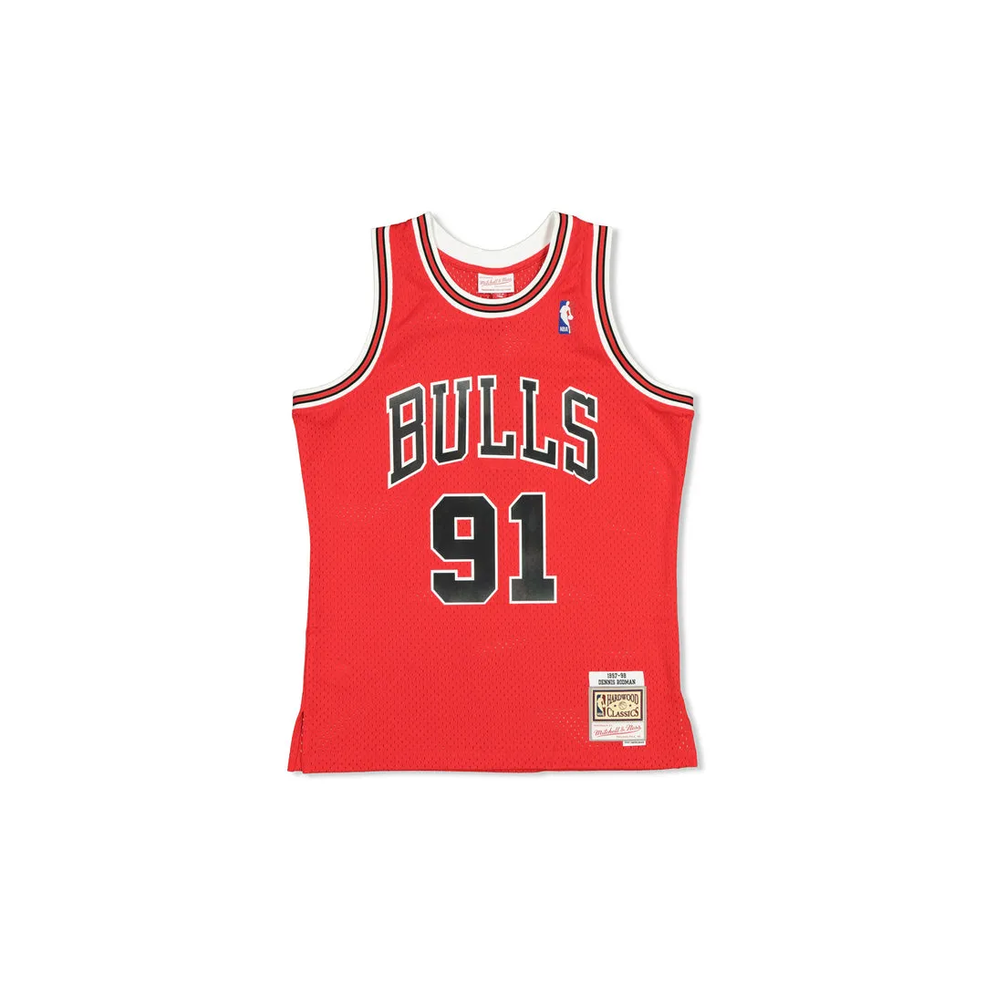 SWINGMAN JERSEY CHICAGO BULLS RODMAN - RED