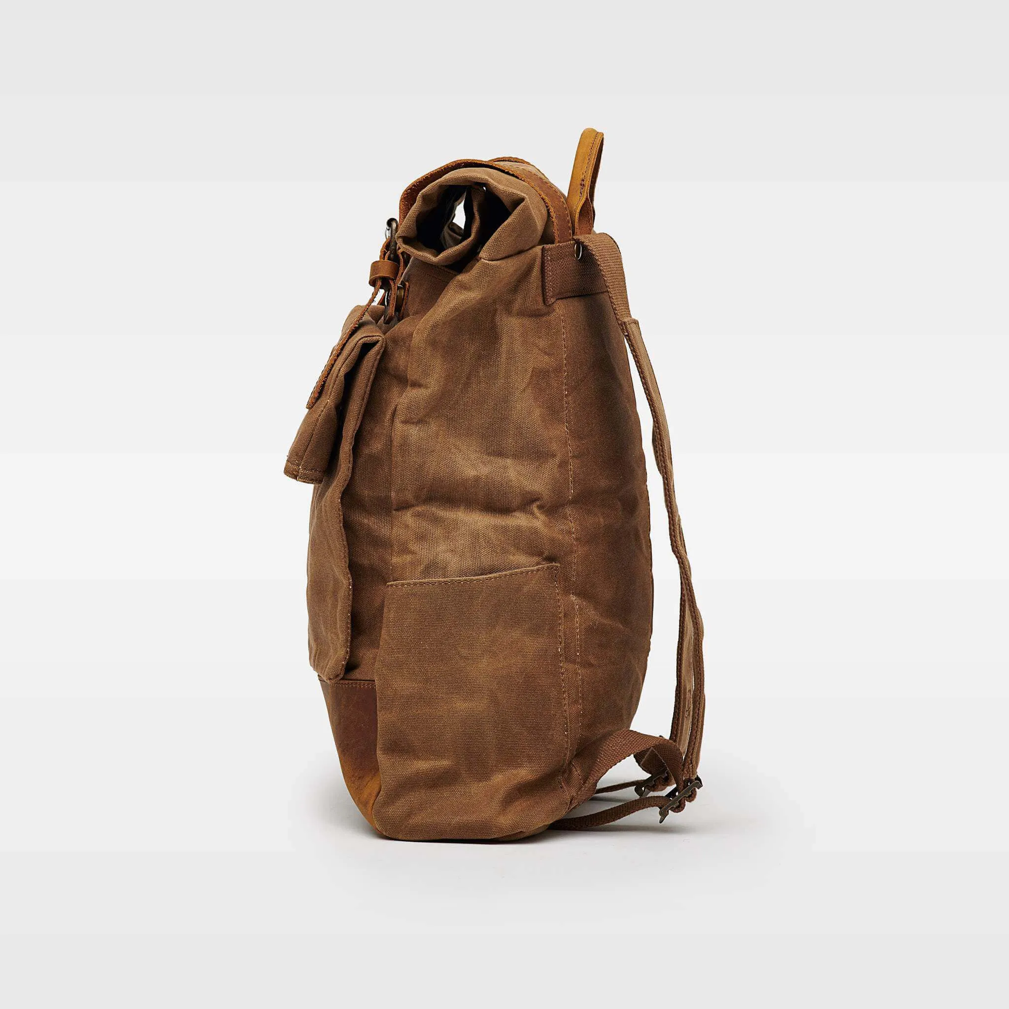 Taw - Waxed Canvas Rolltop Backpack