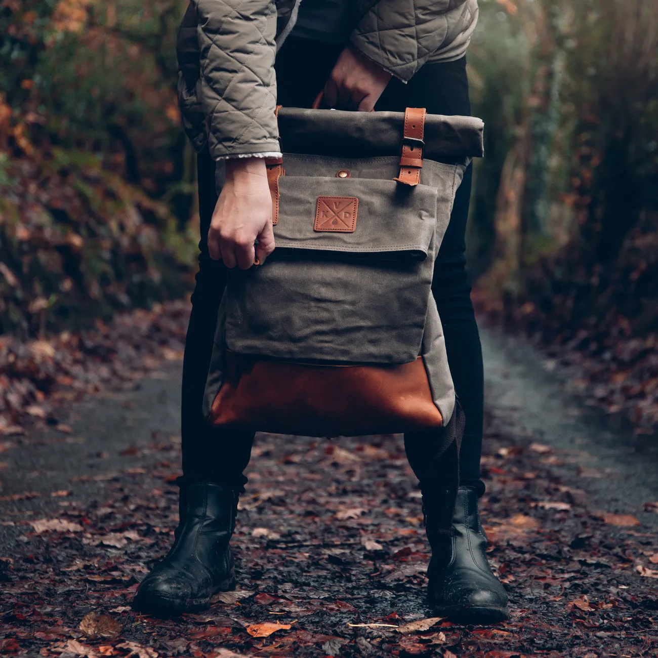 Taw - Waxed Canvas Rolltop Backpack