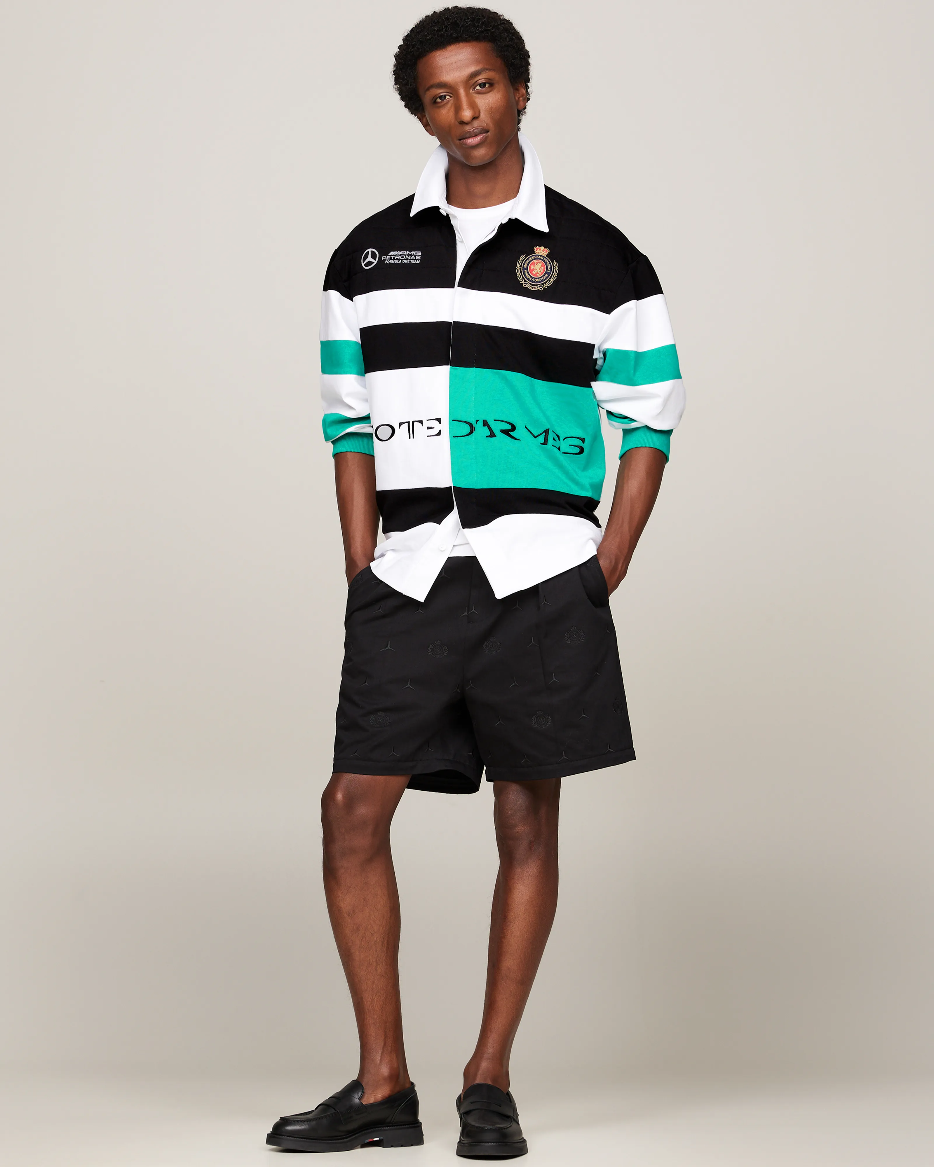 Tommy x Mercedes-AMG F1 x Clarence Ruth Rugby Shirt