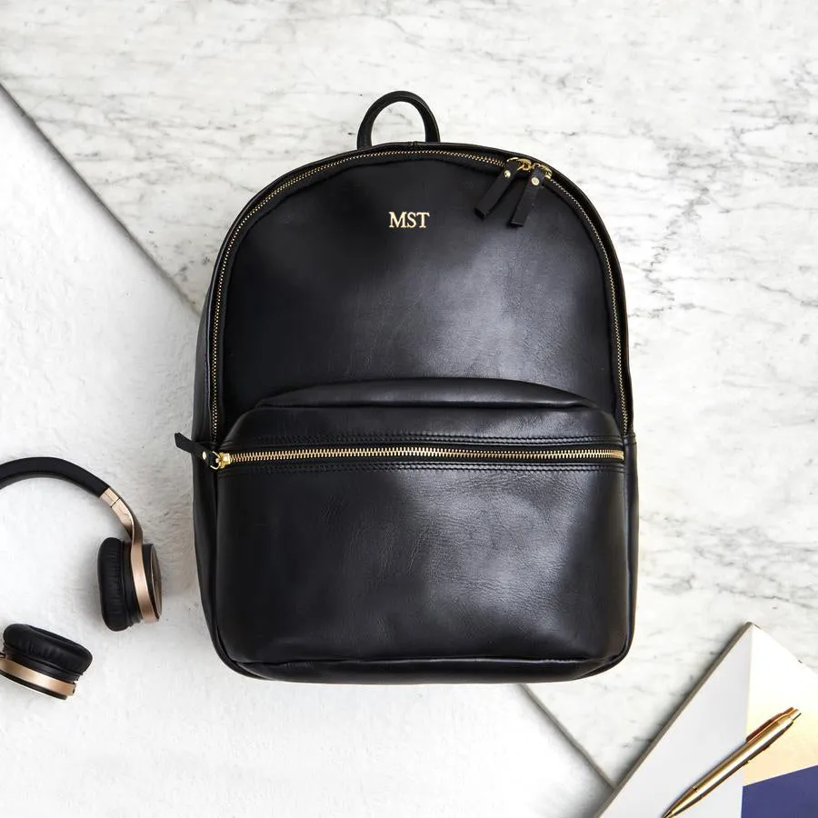 Vida Luxe Leather Backpack