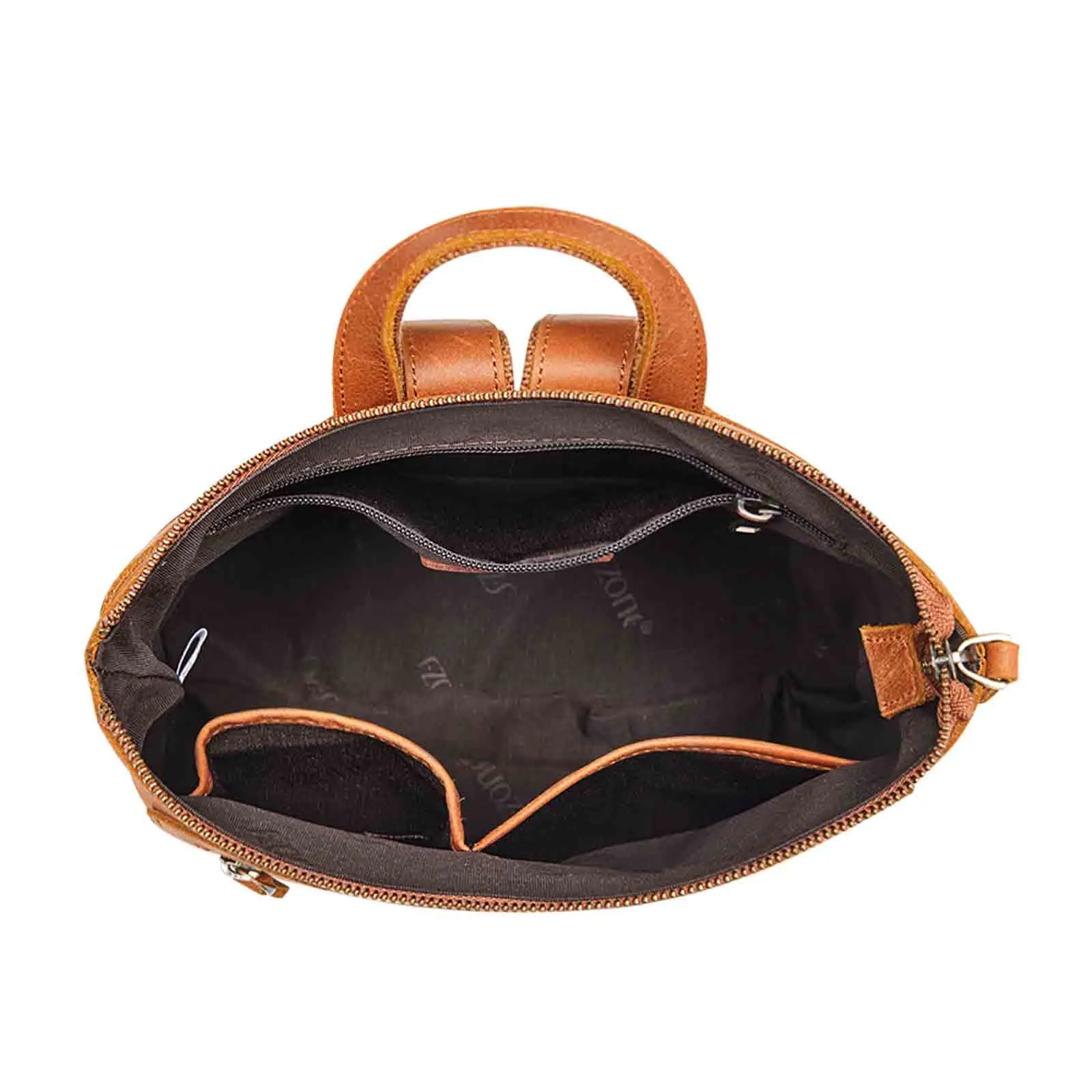 Vintage Leather Women Backpack