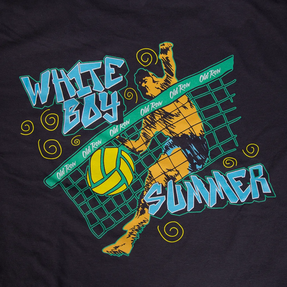 White Boy Summer Volleyball Pocket Tee