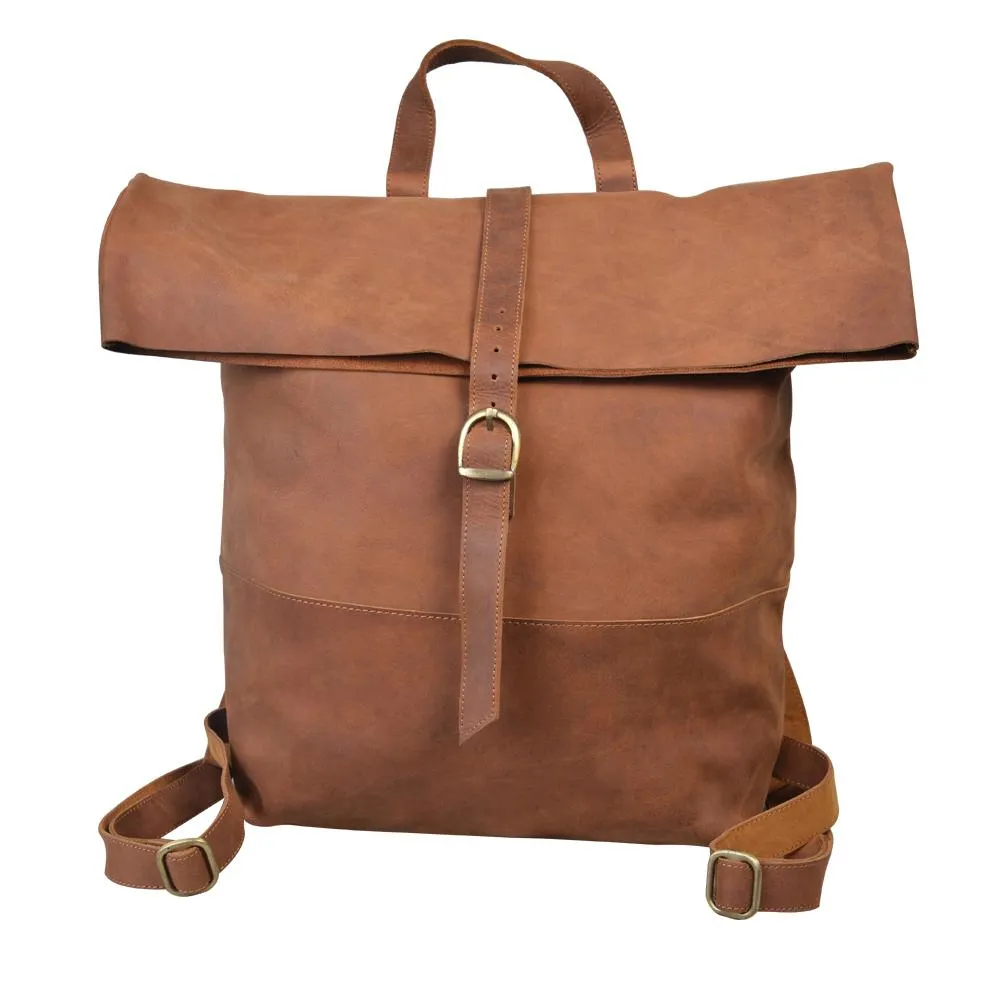 Wiggins Roll Top Vintage Style backpack